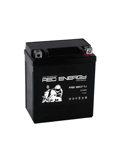 Red Energy RS 1207.1. Аккумулятор герметичный свинцово-кислотный стартерный. Red Energy в Нефтекамске