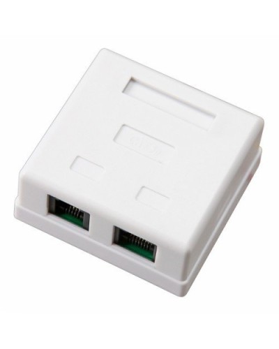 Розетка компьютерная внешняя, 2-порта RJ-45 (8P8C), UTP CAT 6 REXANT (03-0136): Розетка RJ-45 в Нефтекамске