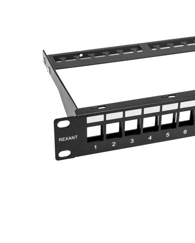 Панель коммутационная наборная 19", 1U, 24 порта, UTP REXANT PRO (02-0053): Патч-панель 19" в Нефтекамске