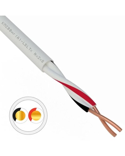 КПСВВнг(А)-LSLTx 1х2х0,5 REXANT (01-4870). Кабель для систем передачи данных пониженной пожароопасности c низким дымо- и газовыделением, с низкой токсичностью продуктов горения. Rexant в Нефтекамске
