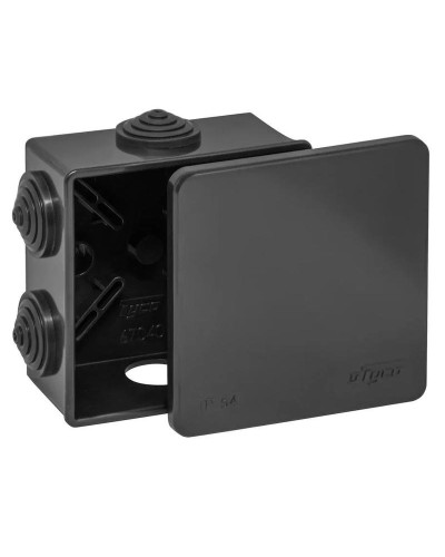 Коробка TYCO ОП 85х85х40мм УХЛ1 IP54 черный (67040Ч). Коробка распределительная. RuVinil в Нефтекамске