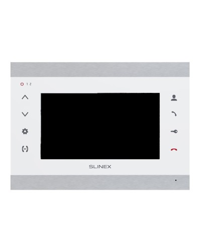 SL-07N Cloud (Silver+White). Монитор домофона цветной с функцией «свободные руки». SLINEX в Нефтекамске