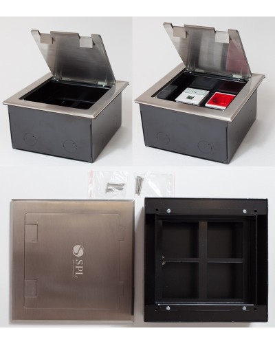 Люк на 4 поста (45х45), из нержавеющей стали, с коробкой, IP40 (300014). Люк. SPL в Нефтекамске