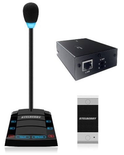SX-510/1. Устройство переговорное клиент-кассир, дуплексное, с записью переговоров. STELBERRY в Нефтекамске