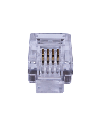 Коннекторы 4P4C (RJ-11) (100шт) (10-0229). Телефонный разъем 4P4C (RJ-11). SUPRLAN в Нефтекамске