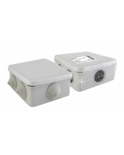 Коробка ОП 100х100х50мм, крышка, IP55, 6 вх. (SQ1401-1255). Распаячная коробка. TDM ЕLECTRIC в Нефтекамске