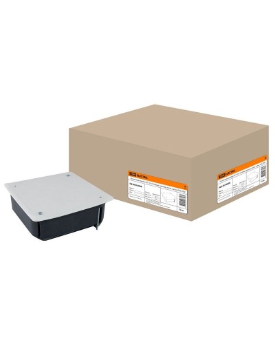 Распаячная коробка СП 115х115х45мм, крышка, метал. лапки, IP20, TDM (SQ1403-0008). Распаячная коробка СП. TDM ЕLECTRIC в Нефтекамске