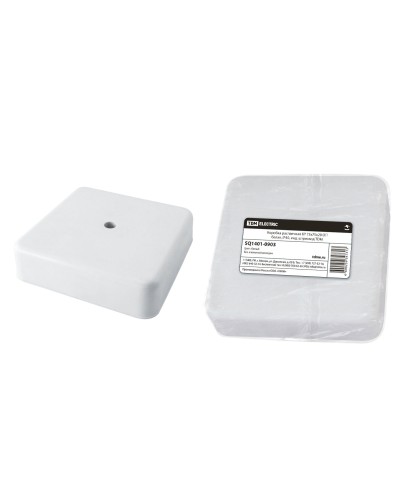 Коробка КР 75х75х20 ОП белая, IP40 (SQ1401-0903). Распаячная коробка. TDM ЕLECTRIC в Нефтекамске