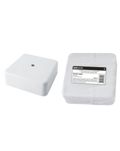 Коробка КР 100х100х44 ОП белая, IP40 (SQ1401-0909). Распаячная коробка. TDM ЕLECTRIC в Нефтекамске
