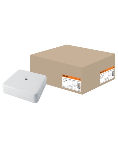 Коробка КР 100х100х29 ОП белая, IP40 (SQ1401-0207). Распаячная коробка. TDM ЕLECTRIC в Нефтекамске