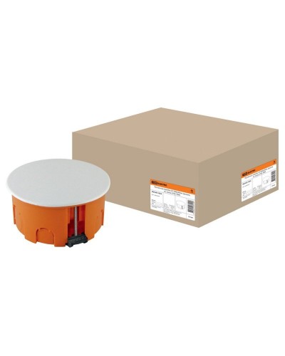 Распаячная коробка СП D80х40мм, крышка, пл. лапки, IP20, TDM (SQ1403-1025). Распаячная коробка СП. TDM ЕLECTRIC в Нефтекамске