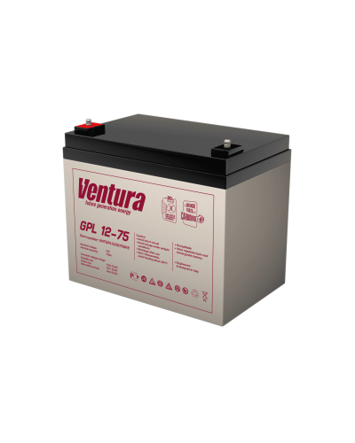 Ventura GPL 12-75. Аккумулятор герметичный свинцово-кислотный. Ventura в Нефтекамске