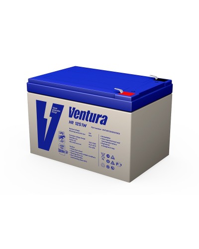 Ventura HR 1251W. Аккумулятор герметичный свинцово-кислотный. Ventura в Нефтекамске