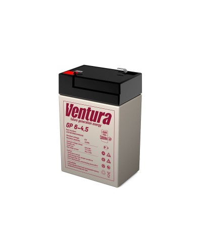 Ventura GP 6-4,5. Аккумулятор герметичный свинцово-кислотный. Ventura в Нефтекамске
