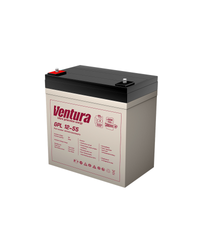 Ventura GPL 12-55. Аккумулятор герметичный свинцово-кислотный. Ventura в Нефтекамске