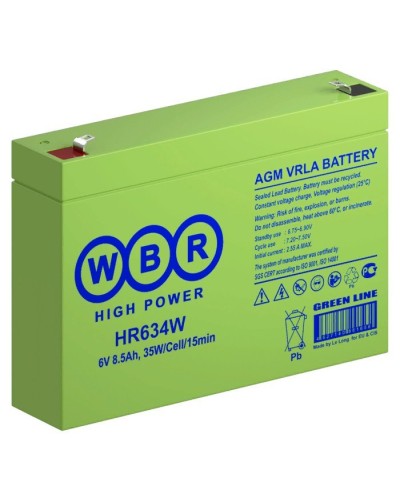 WBR HR634W. Аккумулятор герметичный свинцово-кислотный. WBR в Нефтекамске