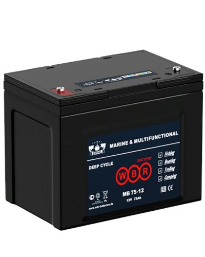WBR MB75-12. Аккумулятор герметичный свинцово-кислотный. WBR в Нефтекамске