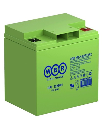 WBR GPL12280H. Аккумулятор герметичный свинцово-кислотный. WBR в Нефтекамске