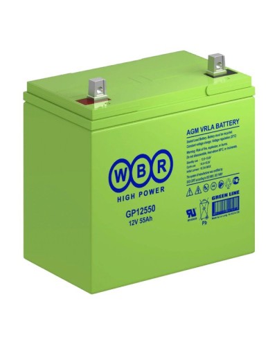 WBR GP12550. Аккумулятор герметичный свинцово-кислотный. WBR в Нефтекамске