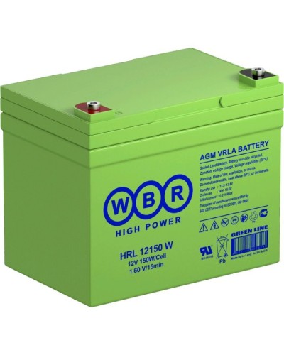 WBR HRL12150W. Аккумулятор герметичный свинцово-кислотный. WBR в Нефтекамске