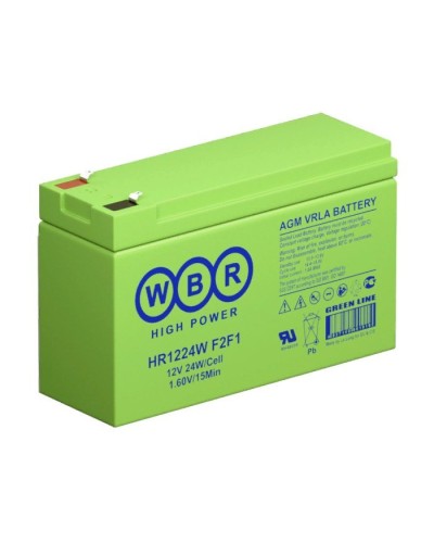 WBR HR1224W F2F1. Аккумулятор герметичный свинцово-кислотный. WBR в Нефтекамске