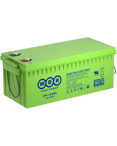 WBR GPL122000. Аккумулятор герметичный свинцово-кислотный. WBR в Нефтекамске