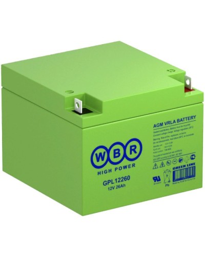WBR GPL12260. Аккумулятор герметичный свинцово-кислотный. WBR в Нефтекамске