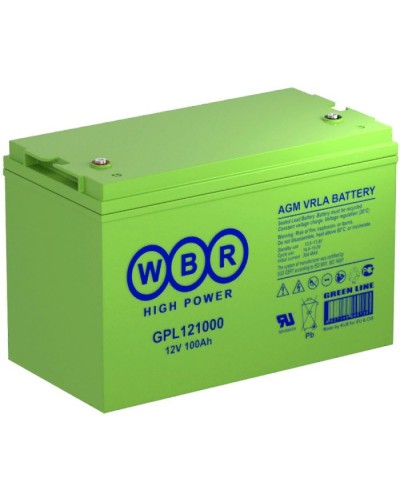 WBR GPL121000. Аккумулятор герметичный свинцово-кислотный. WBR в Нефтекамске