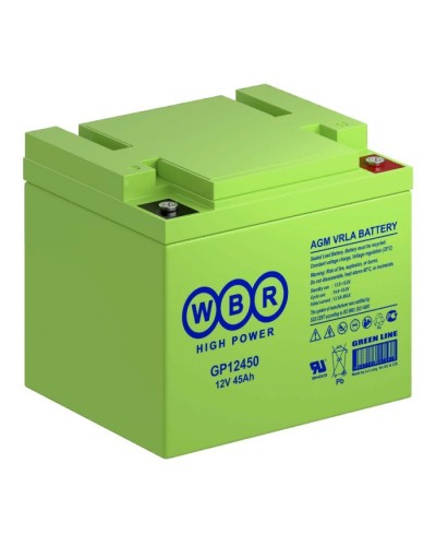 WBR GP12450. Аккумулятор герметичный свинцово-кислотный. WBR в Нефтекамске