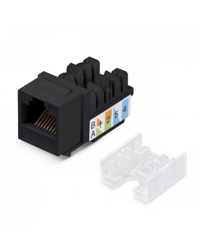 WR-KJ-RJ45-C5E-90-SW-BK. Вставка Keystone Jack RJ-45. WRLine в Нефтекамске