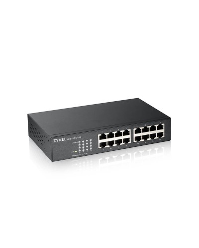 GS1100-16-EU0103F. Коммутатор 16xGE, rack 19, бесшумный. ZYXEL в Нефтекамске