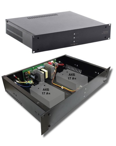 СКАТ-1200И7 RACK (СКАТ ИБП-12/5-2x17-RACK) (2142). Источник вторичного электропитания резервированный. Бастион в Нефтекамске