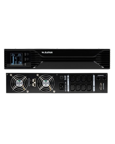 RAPAN-UPS 3000 RACK+4х9Ah (RAPAN-UPS 3000-RACK-IN-4х9-E) (8960). Бесперебойный источник питания. Бастион в Нефтекамске