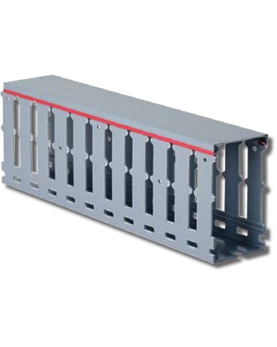 Короб перфорированный 80x40 RL12 (00163RL) серый: Короб перфорированный с крышкой в Нефтекамске