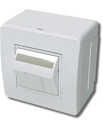 Коробка в сборе с 1 розеткой RJ45, кат.5е, белая (10665): Коробка в сборе в Нефтекамске
