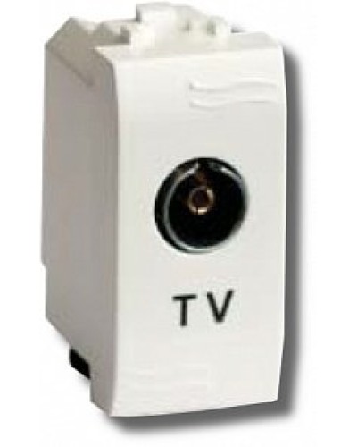 Розетка TV Brava универсальная 1 модуль слоновая кость (75721S): Розетка TV в Нефтекамске