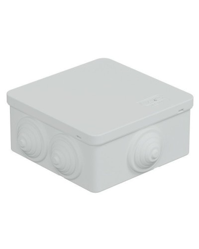 Коробка JBS101 100х100х55, 6 вых., IP55, белая (44037W-1). Коробка монтажная. Экопласт в Нефтекамске