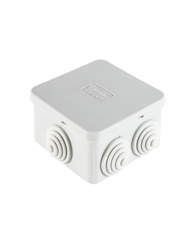 Коробка JBS070 70х70х40, 6 вых., IP44, серая (44056). Коробка монтажная. Экопласт в Нефтекамске
