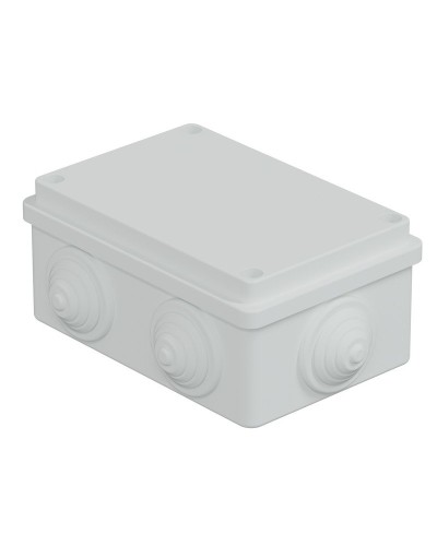 Коробка JBS120 120х80х50, 6 вых., IP55, белая (44008W-1). Коробка монтажная. Экопласт в Нефтекамске