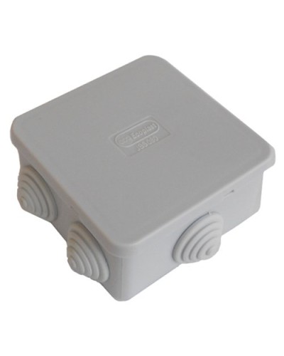 Коробка JBS080 85х85х50, 6 вых., IP44, серая (44066). Коробка монтажная. Экопласт в Нефтекамске