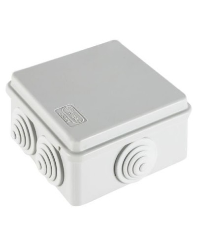 Коробка JBS101 100х100х55, 6 вых., IP55, серая (44037). Коробка монтажная. Экопласт в Нефтекамске