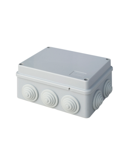 Коробка JBS150 150х110х70, 10 вых., IP55, серая (44009). Коробка монтажная. Экопласт в Нефтекамске