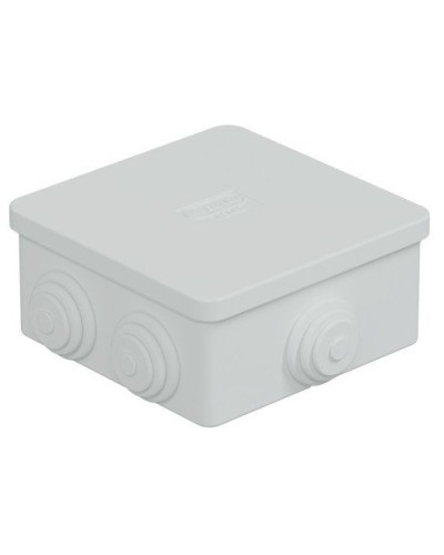 Коробка JBS080 85х85х40, 6 вых, IP44, белая (44006W-1). Коробка монтажная. Экопласт в Нефтекамске