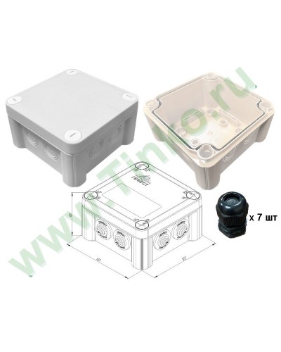 КМ-1212(П)-IP66(П6-12). Коробка монтажная. Гефест в Нефтекамске
