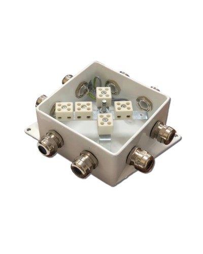 КМ-О (10к*6,0)-IP66-120х120, шесть вводов: Коробка монтажная огнестойкая в Нефтекамске