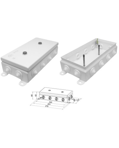 КМ IP55-1224. Коробка монтажная электротехническая. Гефест в Нефтекамске