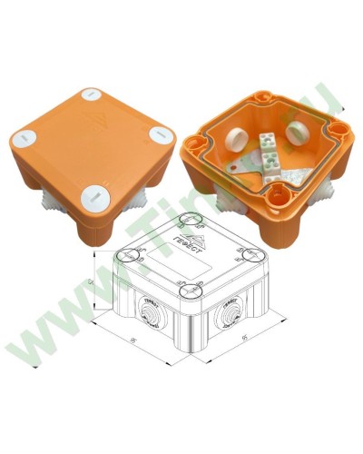 КМ-О-1010(П)(8к)-IP55: Коробка монтажная огнестойкая в Нефтекамске