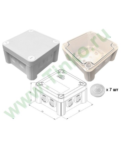 КМ-1212(П)-IP55. Коробка монтажная. Гефест в Нефтекамске