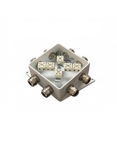 КМ-О (12к*10,0)-IP66-120х120, пять вводов: Коробка монтажная огнестойкая в Нефтекамске