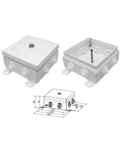 КМ IP55-1212. Коробка монтажная электротехническая. Гефест в Нефтекамске